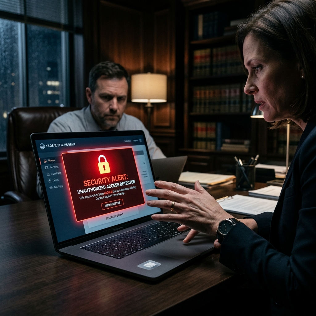 Conta bancária hackeada responsabilidade banco