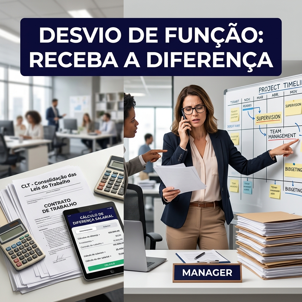 Desvio e Acúmulo de Função Diferença Salarial - Advocacia Viso