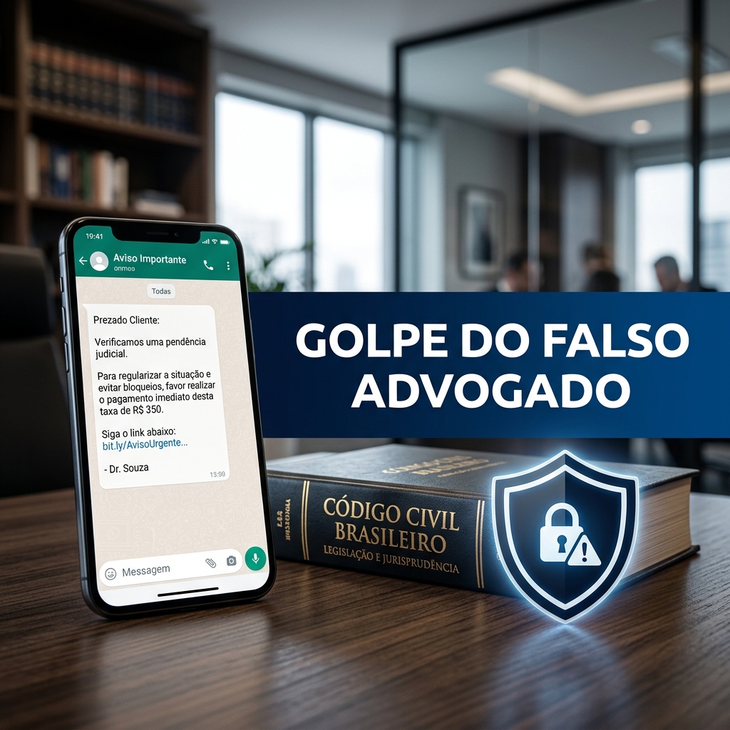 Golpe do falso advogado WhatsApp alerta de segurança Advocacia Viso