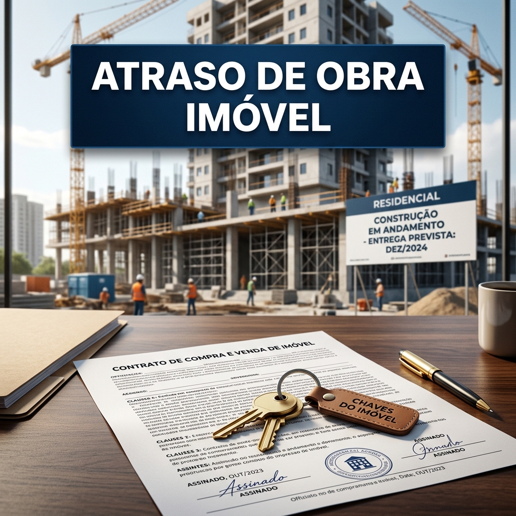 Atraso de obra construtora rescisão devolução 100% chaves imóvel